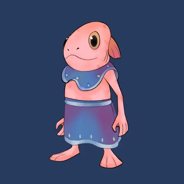 Searina Fernocean, hero of Fire Reef continent in Lore of Terra